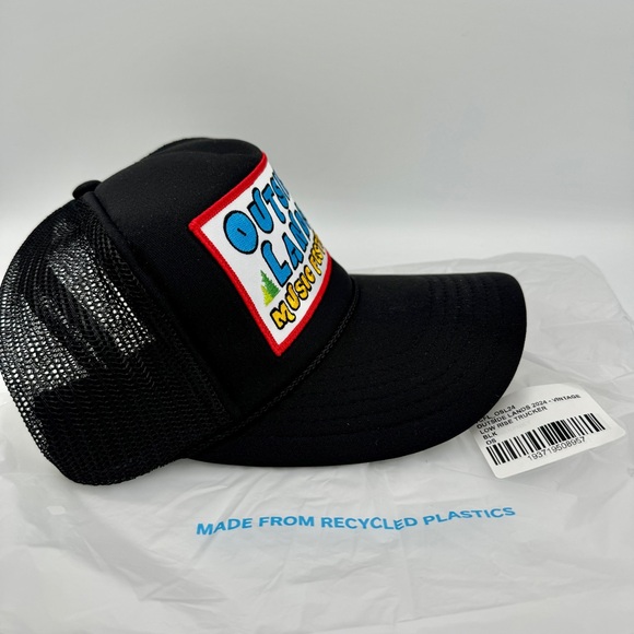 NWT Aviator Nation Outside Lands Music Festival 2024 Trucker Hat in black main image 6
